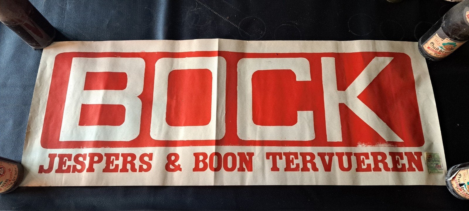 Affiche Jespers Boon tervuren tervueren Bock, Collections, Marques de bière, Enlèvement ou Envoi