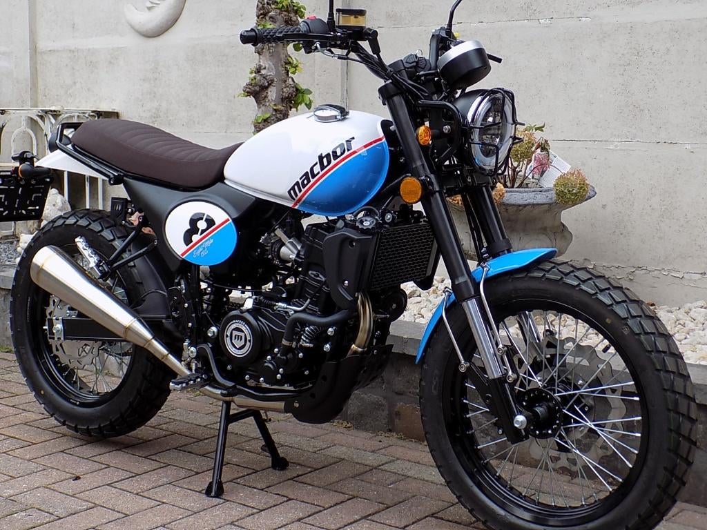 Macbor 125cc scrambler cafe  racer eight mile 11KW 15PK, Nieuw, Bedrijf, 125 cc, Overig