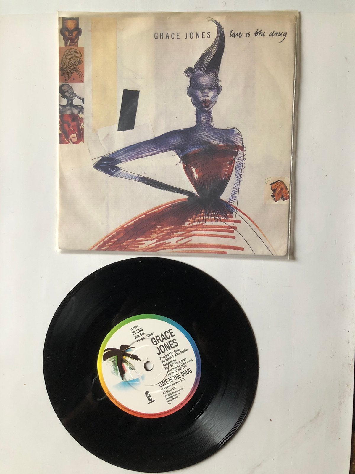 Grace Jones: love is the drug ( 1982; NM), Verzenden, Zo goed als nieuw