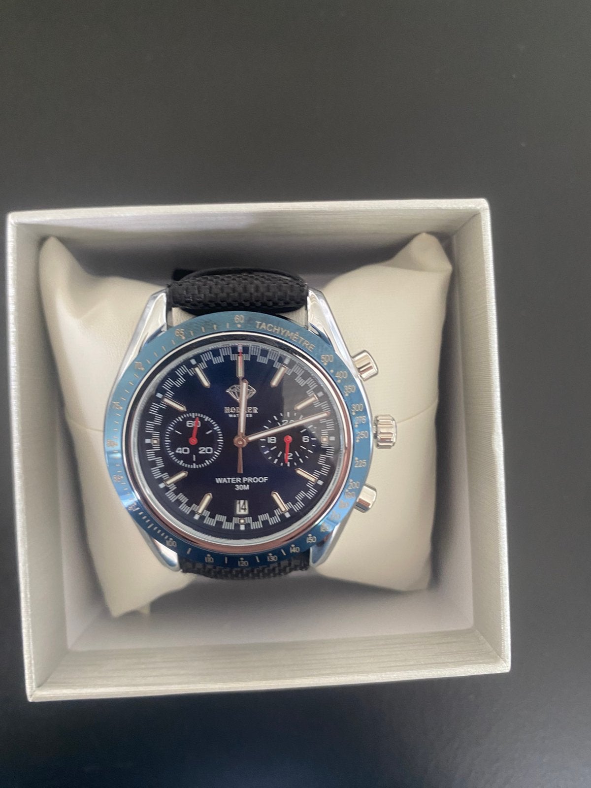 Herenhorloge hodler zermatt-bleu, Handtassen en Accessoires, Horloges | Heren, Ophalen of Verzenden, Nieuw, Polshorloge, Overige merken