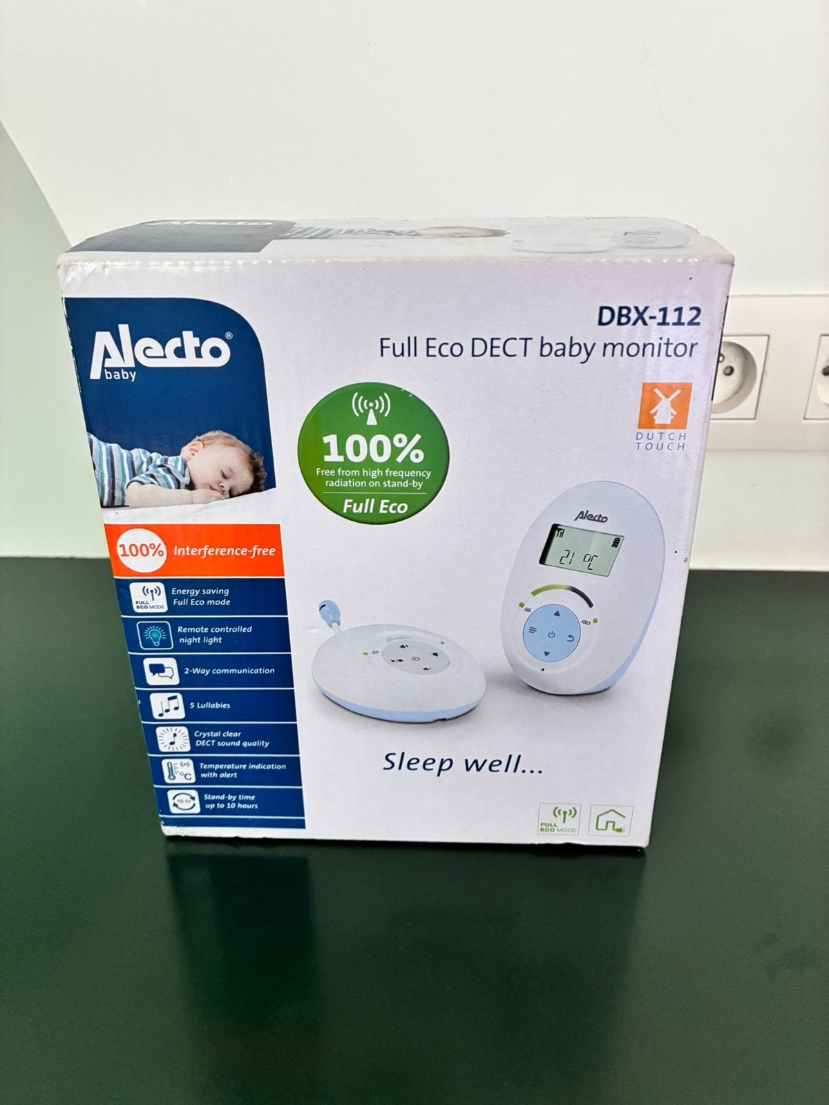 Alecto dbx-112 babyfoon, Enlèvement, Comme neuf