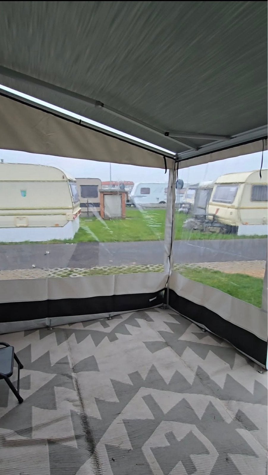 Zijwanden & voorwanden thule, Caravanes & Camping, Auvents, Enlèvement, Comme neuf, Thule