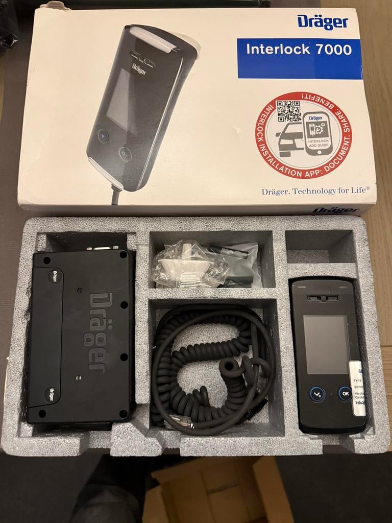 Alcoholslot Dräger 7500, Auto diversen, Auto-accessoires, Ophalen, Zo goed als nieuw