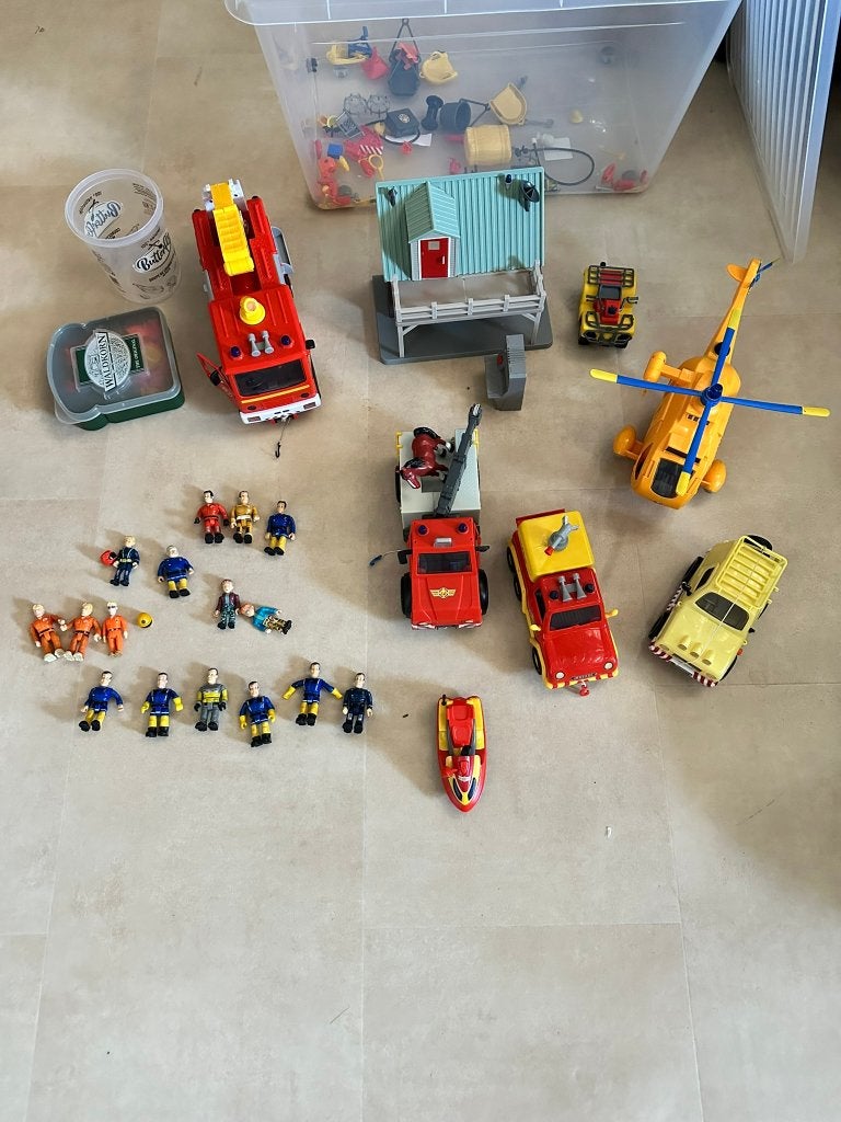 Brandweerman Sam speelgoed - mooi lot, Kinderen en Baby's, Ophalen, Gebruikt