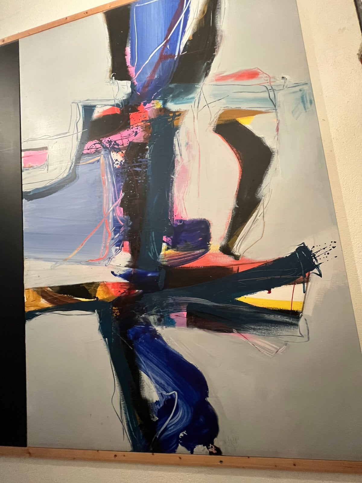 Arty Grimm, Antiquités & Art, Art | Peinture | Moderne, Figures, Peinture acrylique, Autres matériaux, Signé