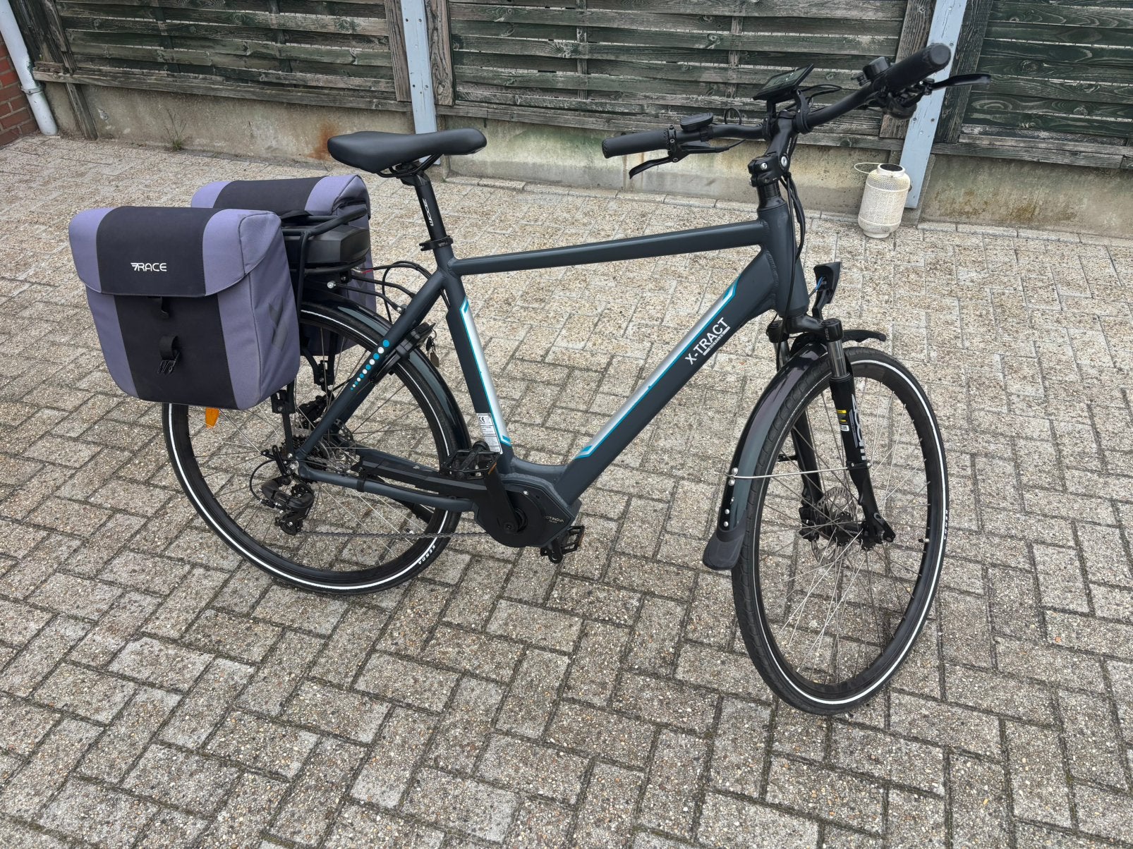 Elektronische herenfiets maat 60 50nm x-tract bicycles 576wh, Ophalen, Zo goed als nieuw