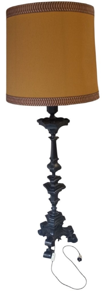 lampe sur pied en étain., Antiquités & Art, Enlèvement