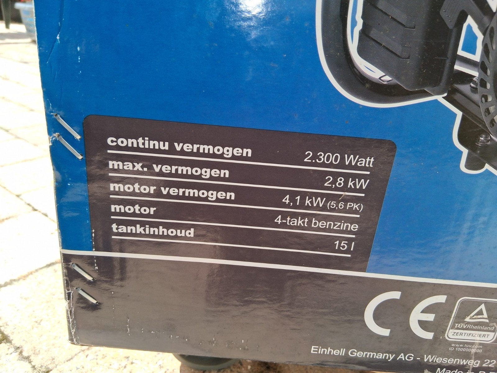 Stroomgenerator, Elektronische apparatuur, Overige elektronische apparatuur, Ophalen