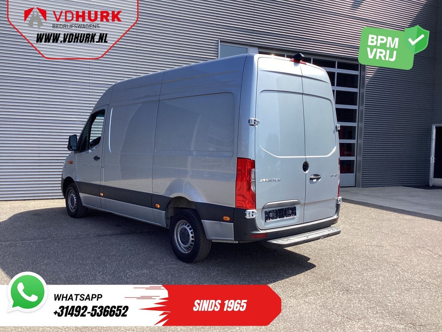 Mercedes-Benz Sprinter 317 CDI Aut. L2H2 LED/ Gev.Stoel/ Nav, Automaat, Mercedes-Benz, Bedrijf, Diesel