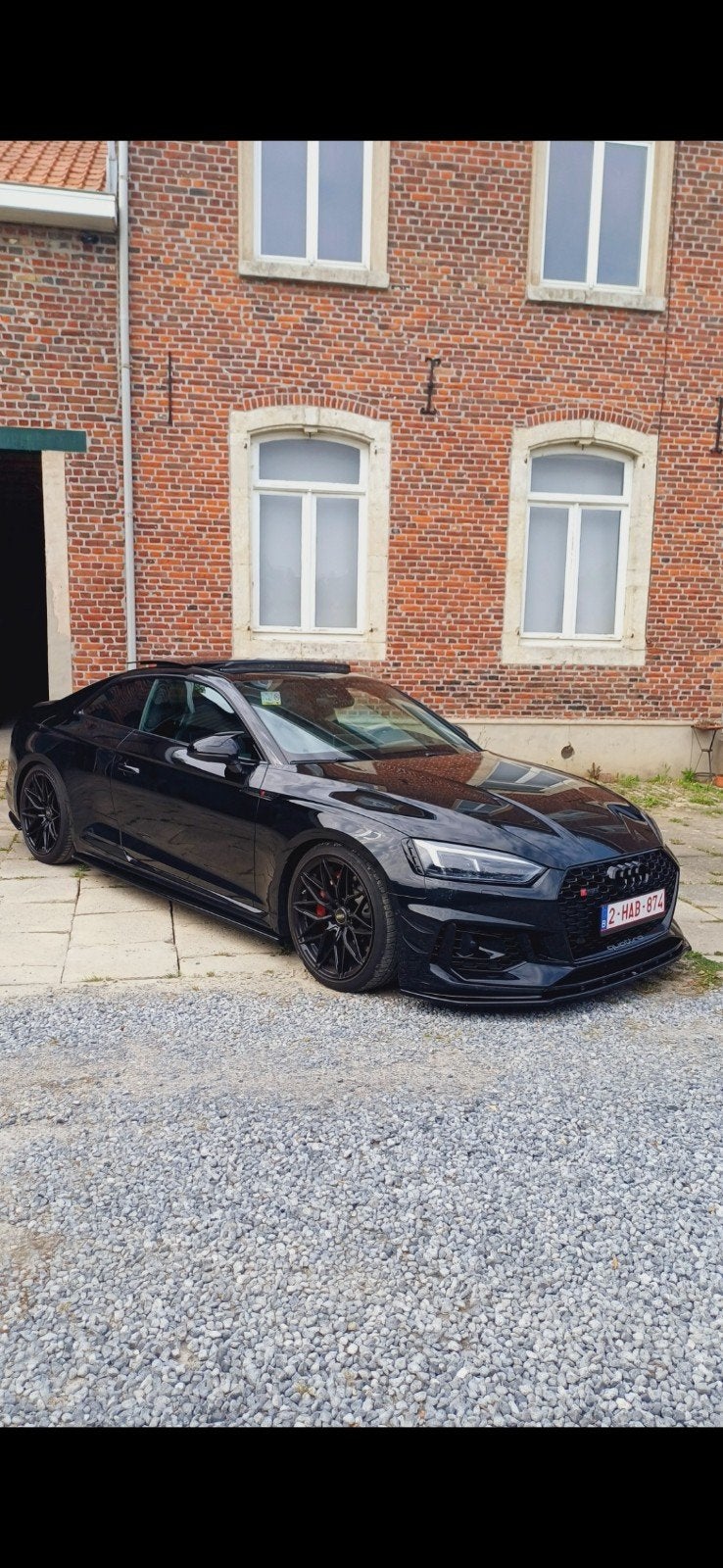 audi rs5 uniek !!!, Auto's, Audi, 4 zetels, RS5, Zwart, Leder