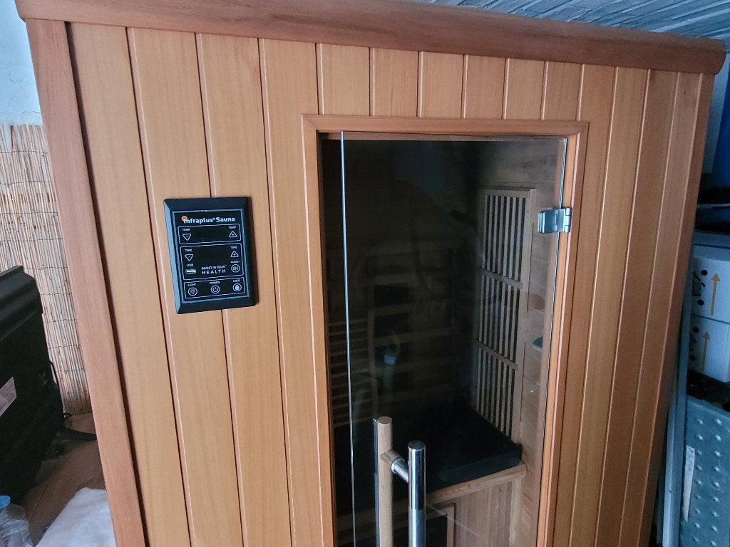 sauna, Ophalen, Zo goed als nieuw, Infrarood, Complete sauna