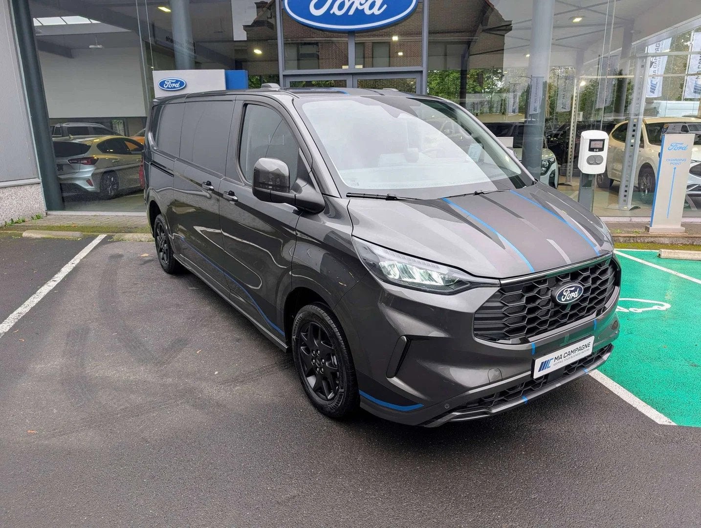 Ford Transit Custom Custom Sport L2H1 2.0TDCi 170pk A8 autom, Auto's, Automaat, Stof, Gebruikt, 204 g/km