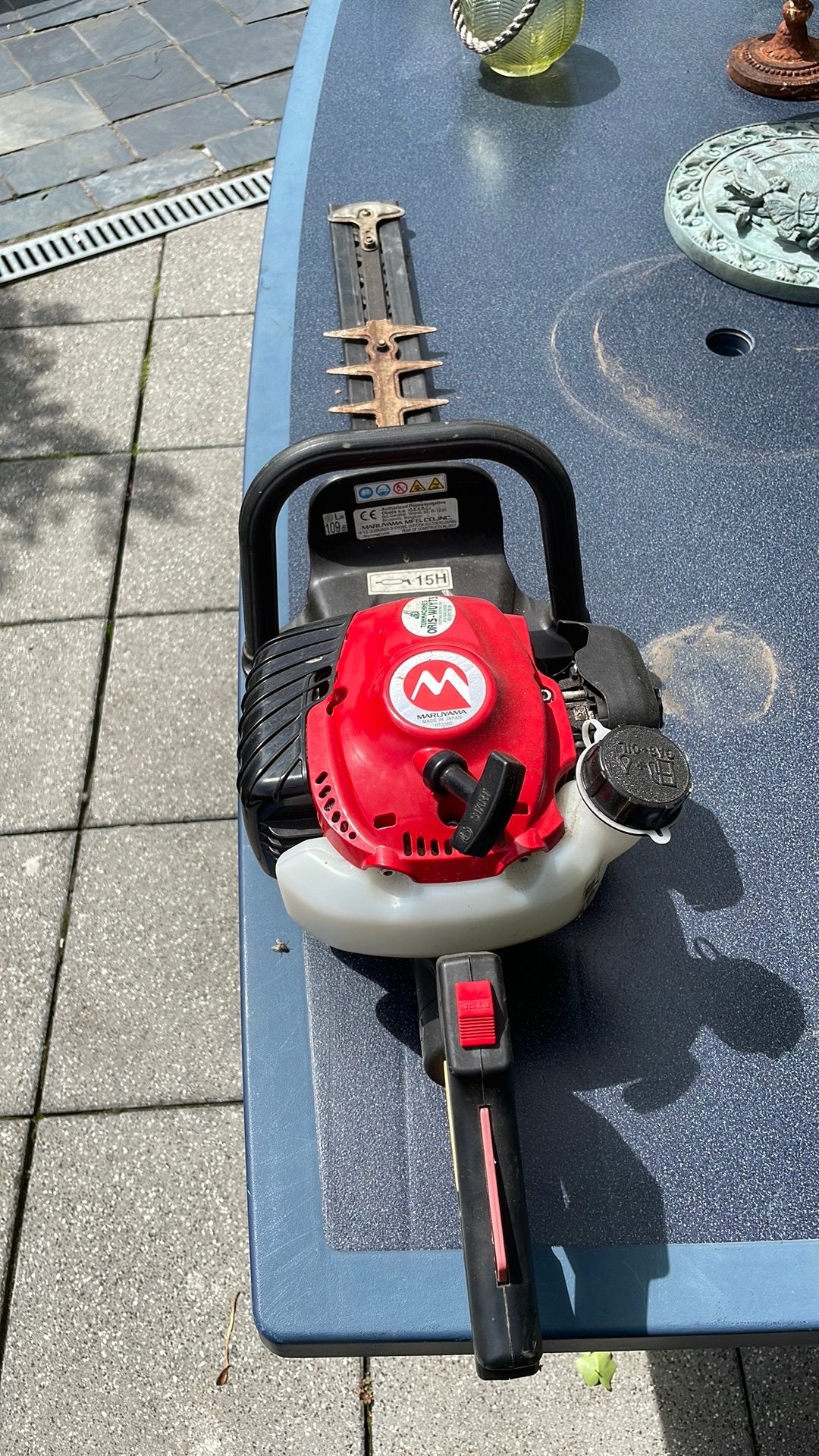 Haagscheer Maruyama HT238d, Tuin en Terras, Ophalen, Gebruikt, Benzine