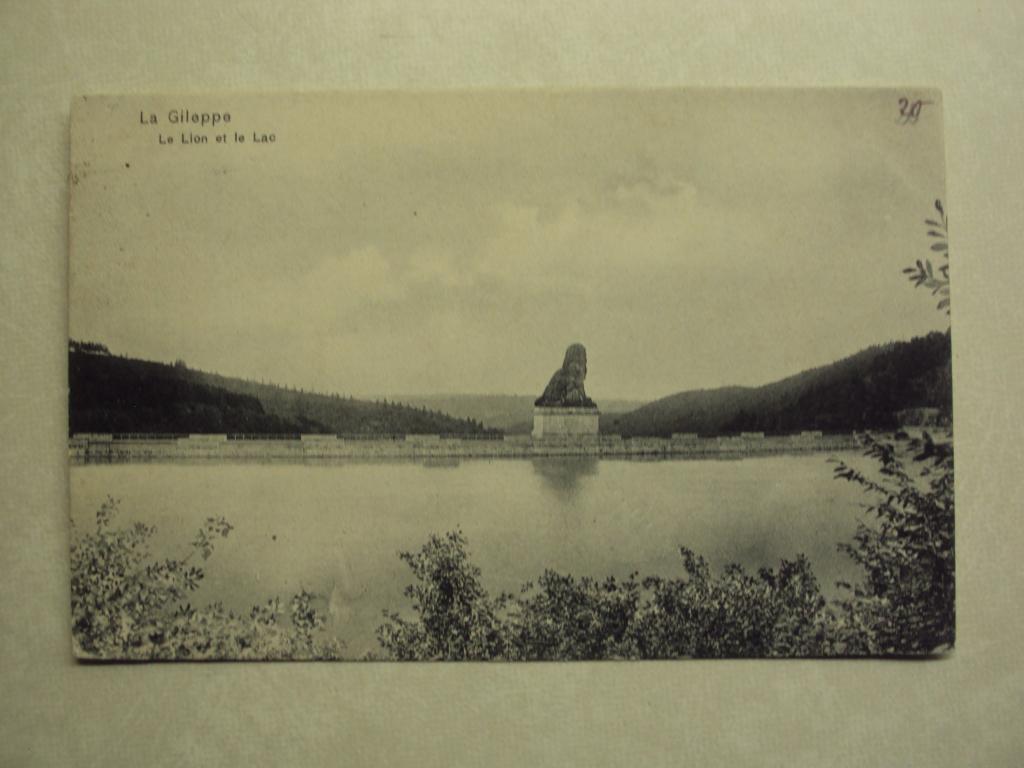 55649 - LA GILEPPE - LE LION ET LE LAC - ZIE 2 FOTO'S, Envoi