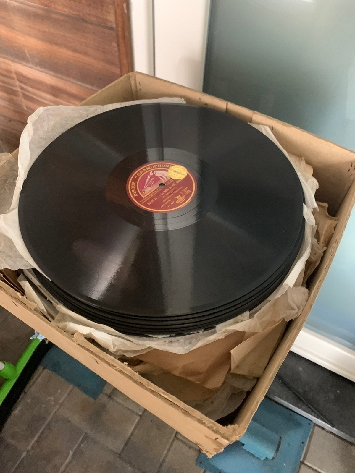 Disque 78.T, Enlèvement