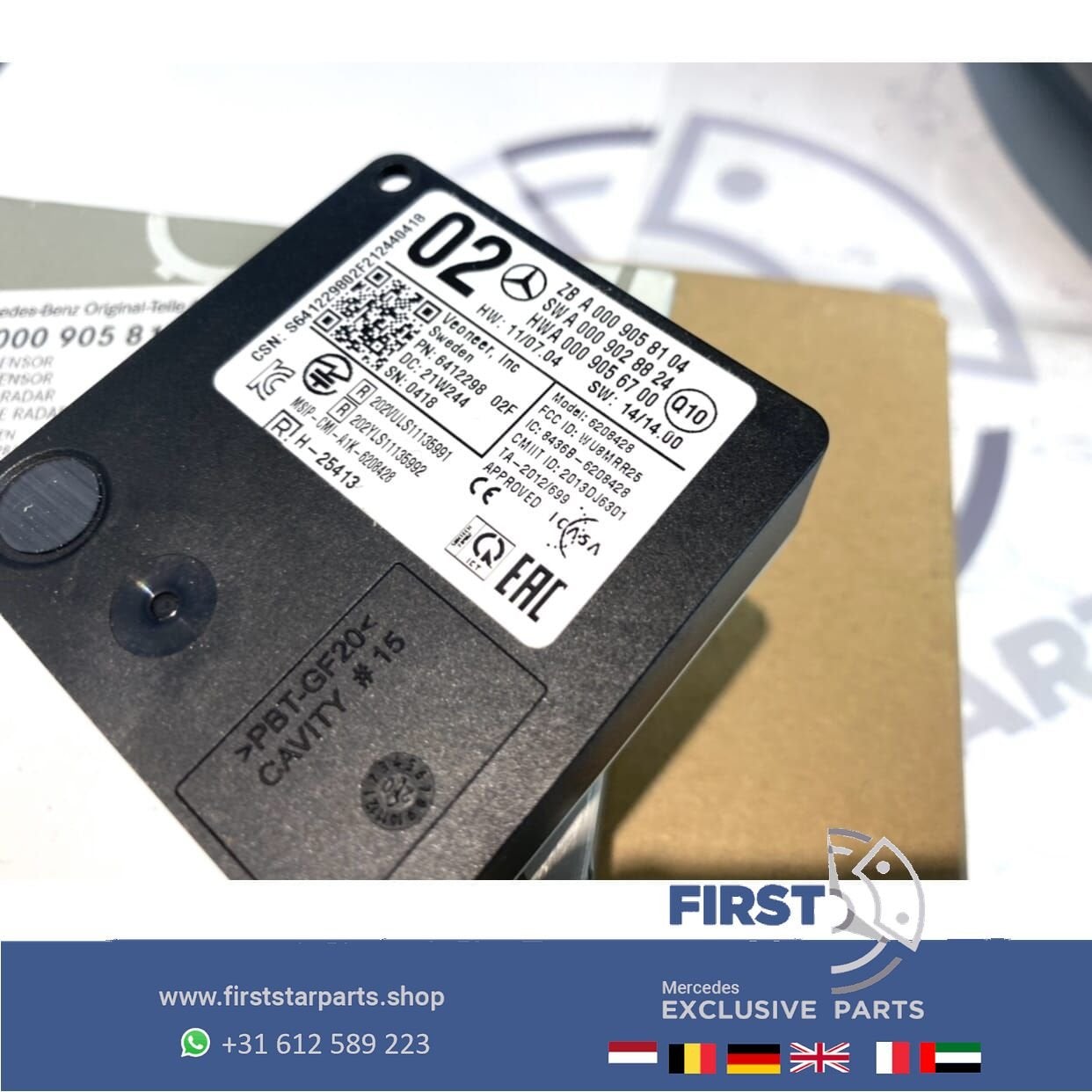 A0009058104 radar sensor W176 W117 W156 W212 W218 W222 W166, Utilisé, -, -, Enlèvement ou Envoi