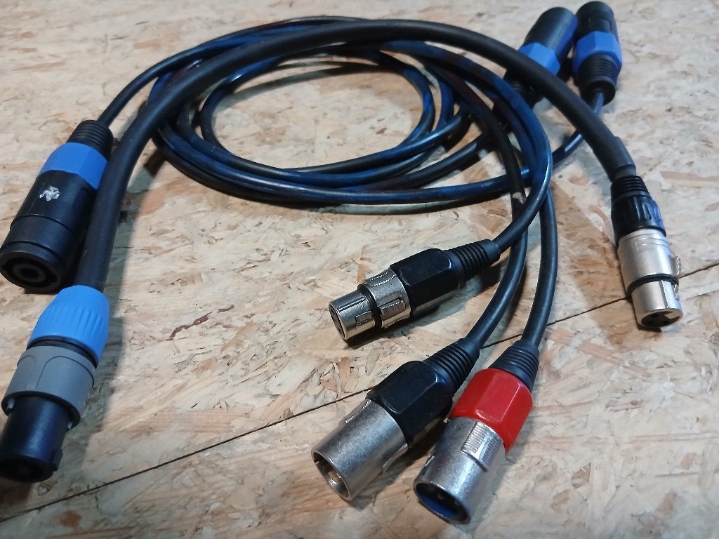 Speakon, aansluitingen naar XLR, Ophalen of Verzenden, Gebruikt, 120 watt of meer, Overige merken