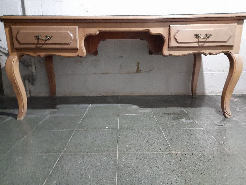 bureau en merisier 4 tiroirs, Maison & Meubles, Autres marques, 175 cm, Bureau debout, Vintage