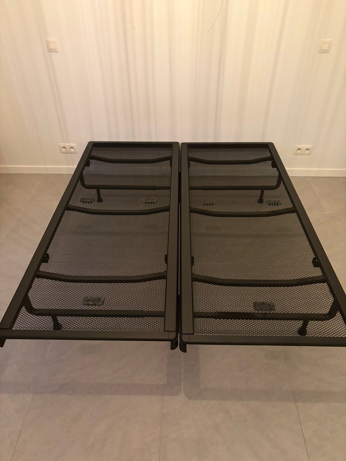 Auping spiraalbodems (2 maal 80x200cm) met onderstel, Huis en Inrichting, Ophalen, Gebruikt, Tweepersoons, 80 cm