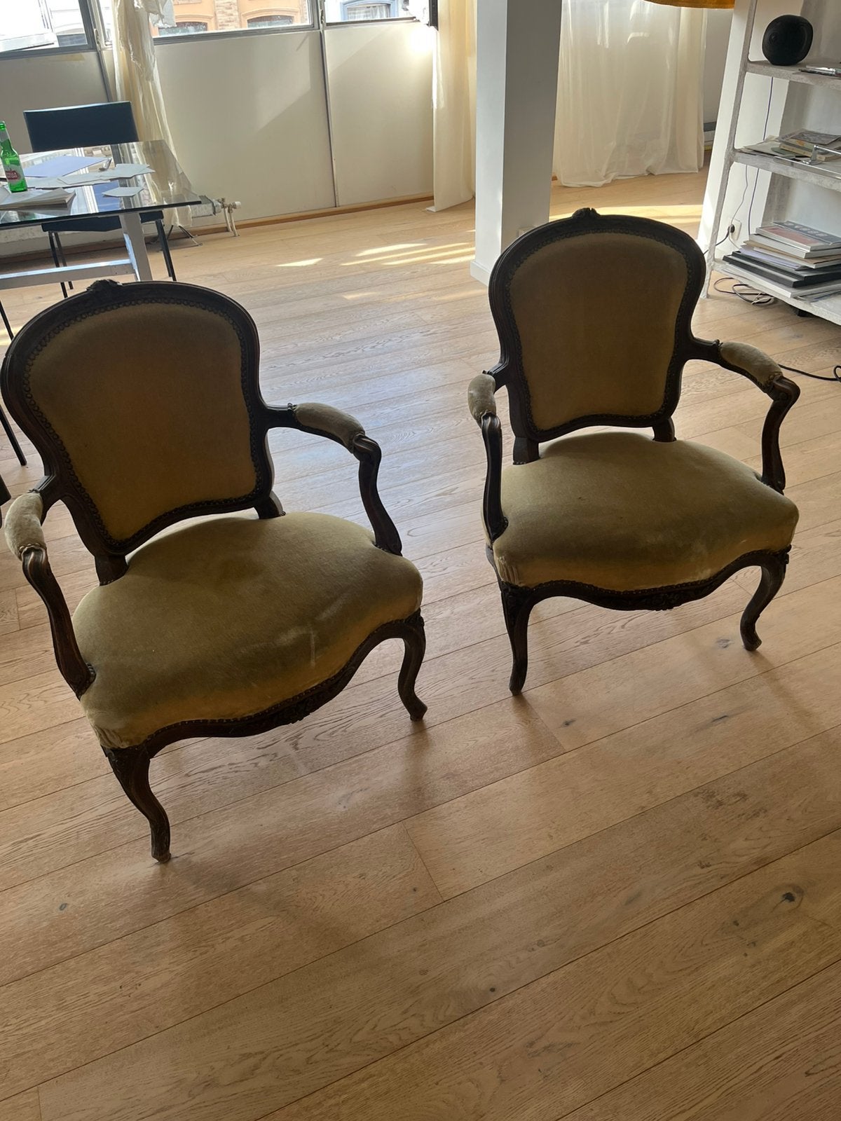 Fauteuis anciens a rénover, Antiquités & Art, Enlèvement