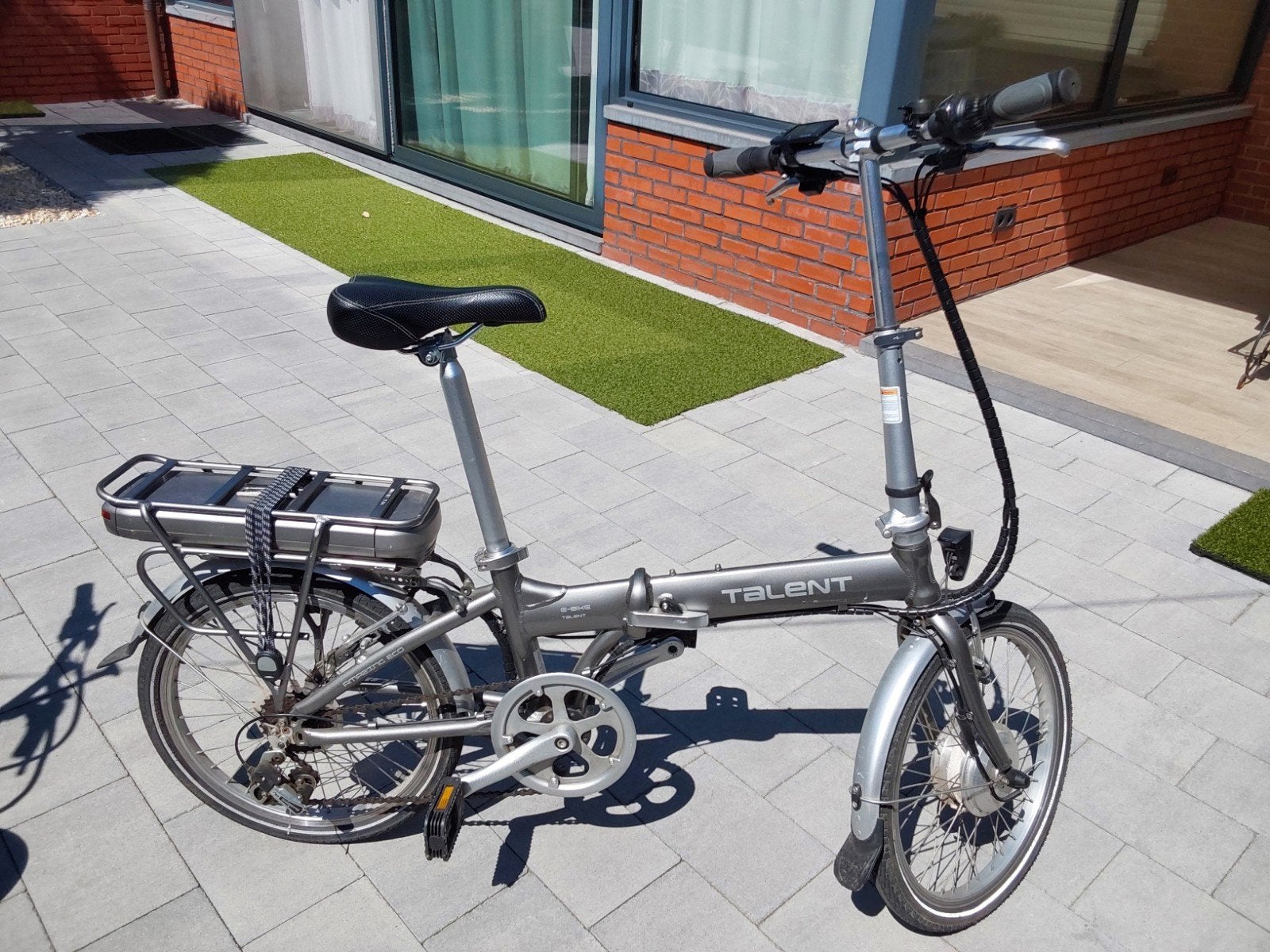 plooifiets elektrische, Ophalen