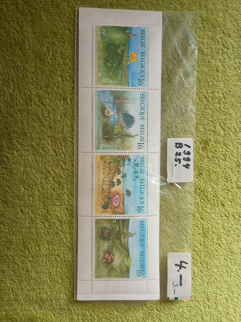 Velletje postfris . België ., Ophalen of Verzenden, Postfris