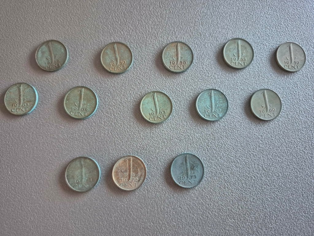Lotje Nederland 1 cent muntstukken., Enlèvement ou Envoi, 1 centime, Monnaie en vrac