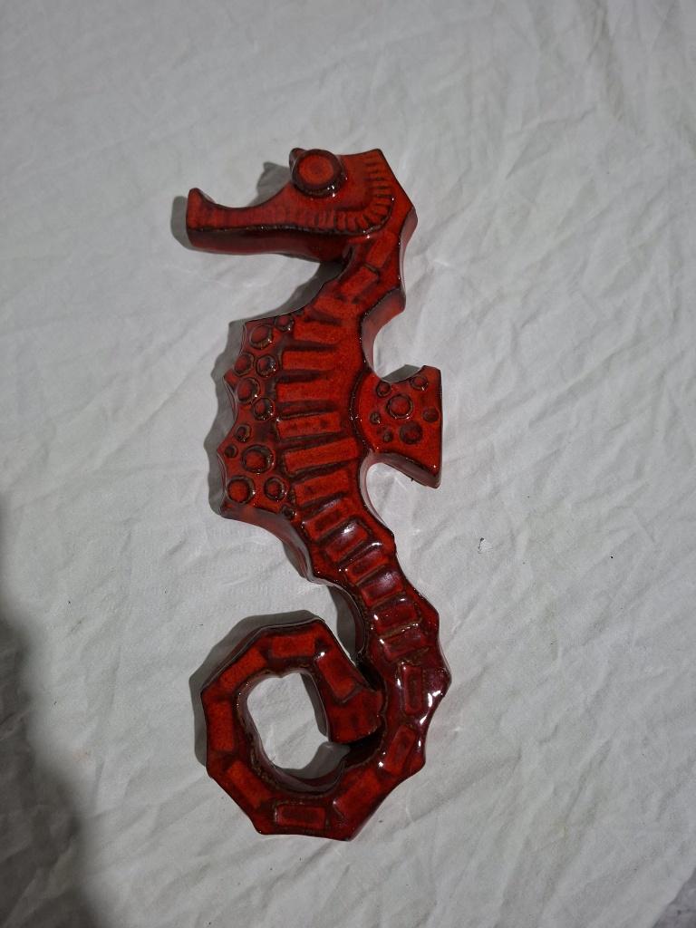 hippocampe en céramique, Amphore Perignem, années 60/70, Enlèvement ou Envoi