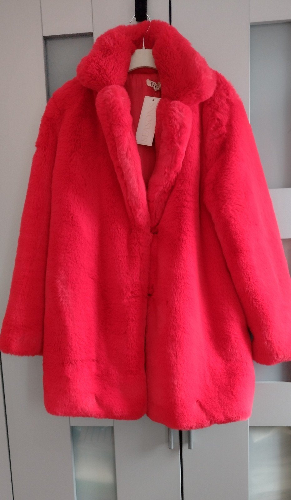 Bontmantel L, Seasens, Enlèvement, Taille 42/44 (L), Rouge