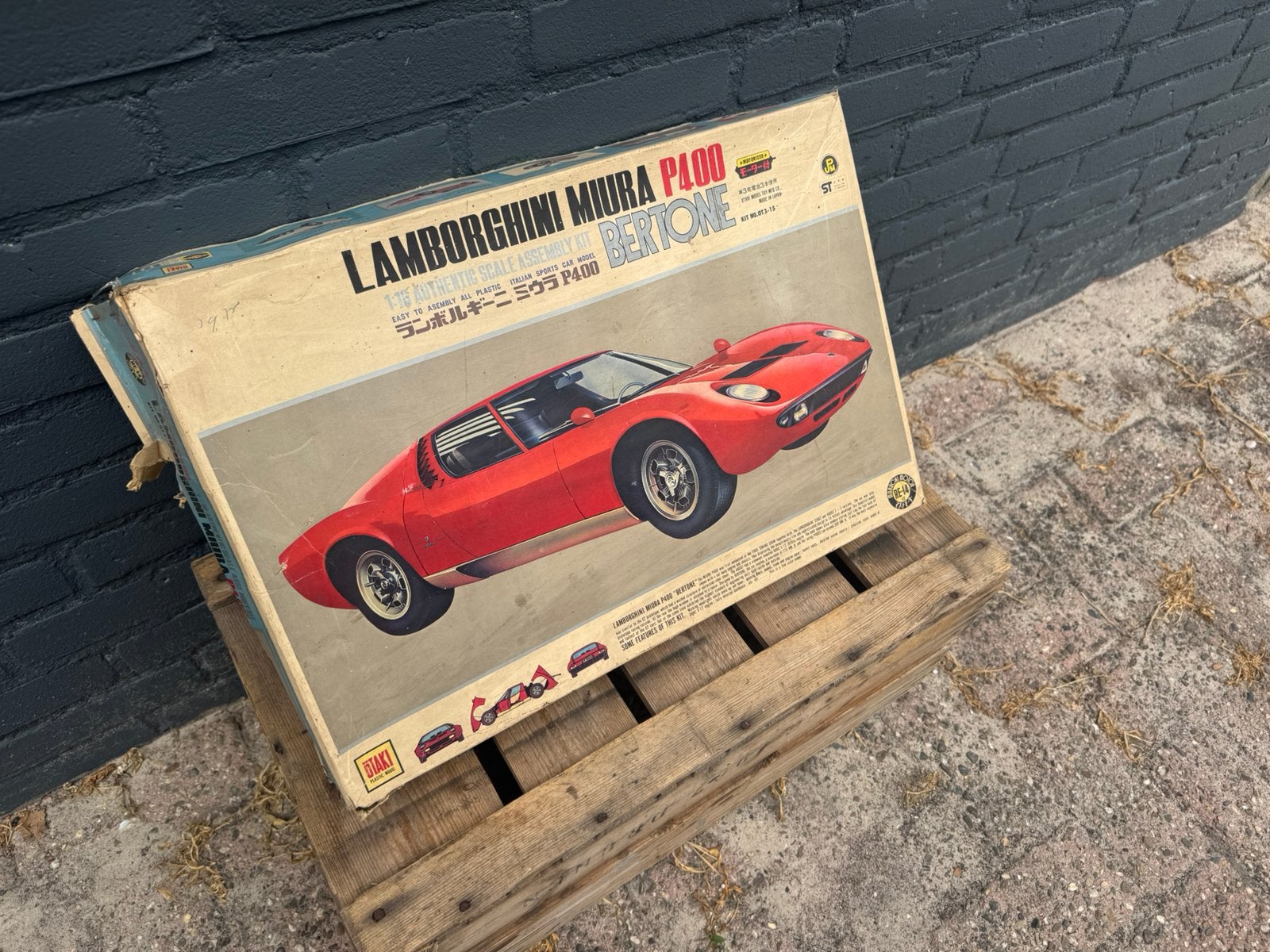 Lamborghini Miura P400 model, Ophalen of Verzenden, Gebruikt, Auto's