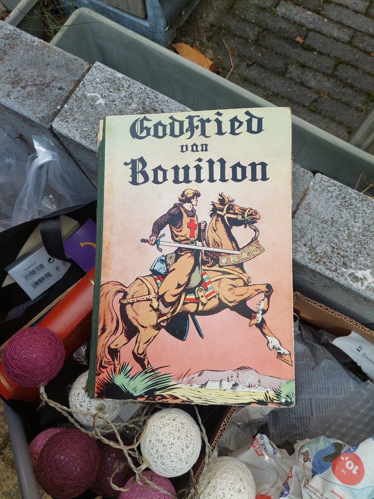 strip godfried van bouillon, Boeken, Ophalen