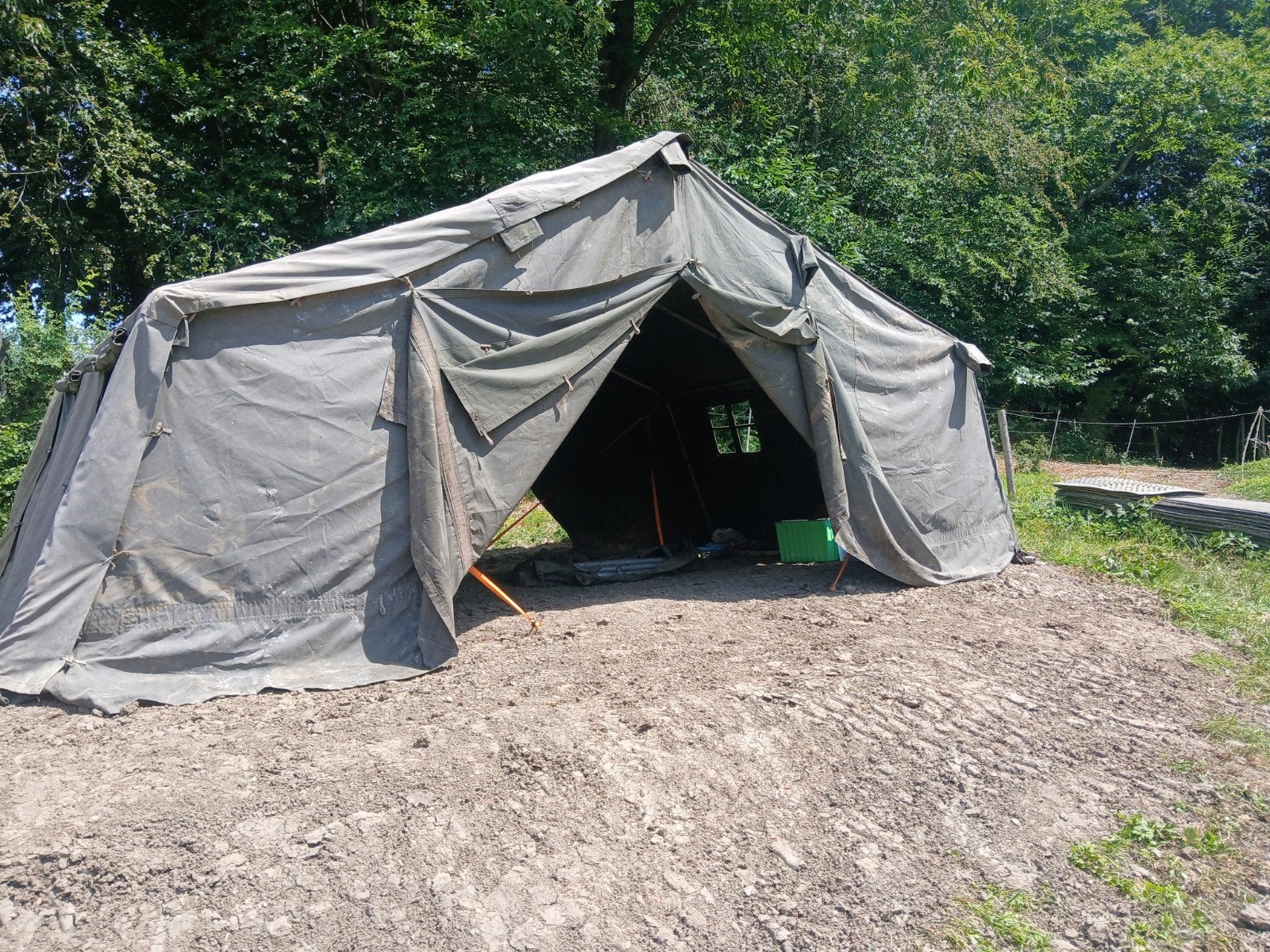 Legertent zeil, Caravans en Kamperen, Tentaccessoires, Ophalen
