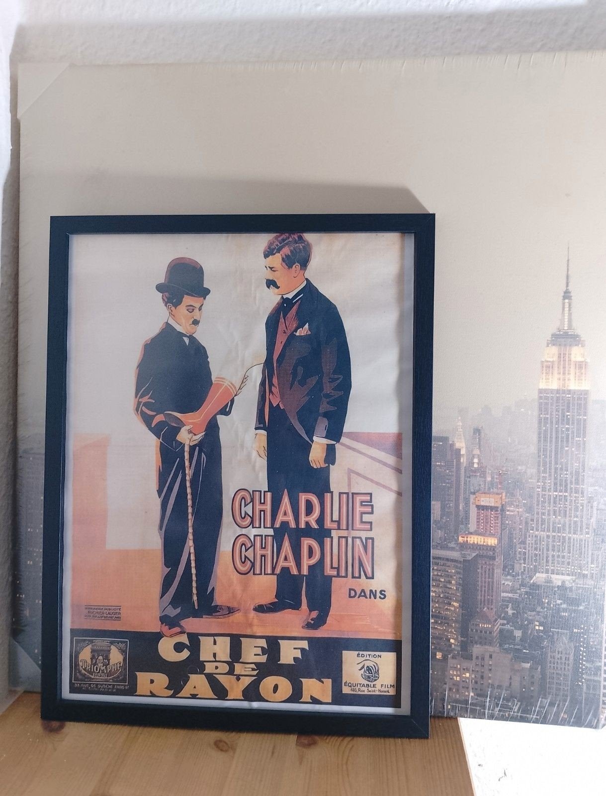 Charly Chaplin Filmposter. 3040cm, Verzamelen, Ophalen of Verzenden