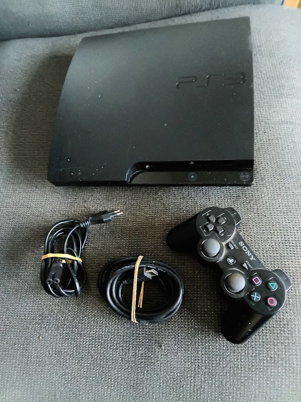 PlayStation 3 160Gb controller en kabels, Games en Spelcomputers, Gebruikt, Ophalen of Verzenden, 160 GB, Met 1 controller