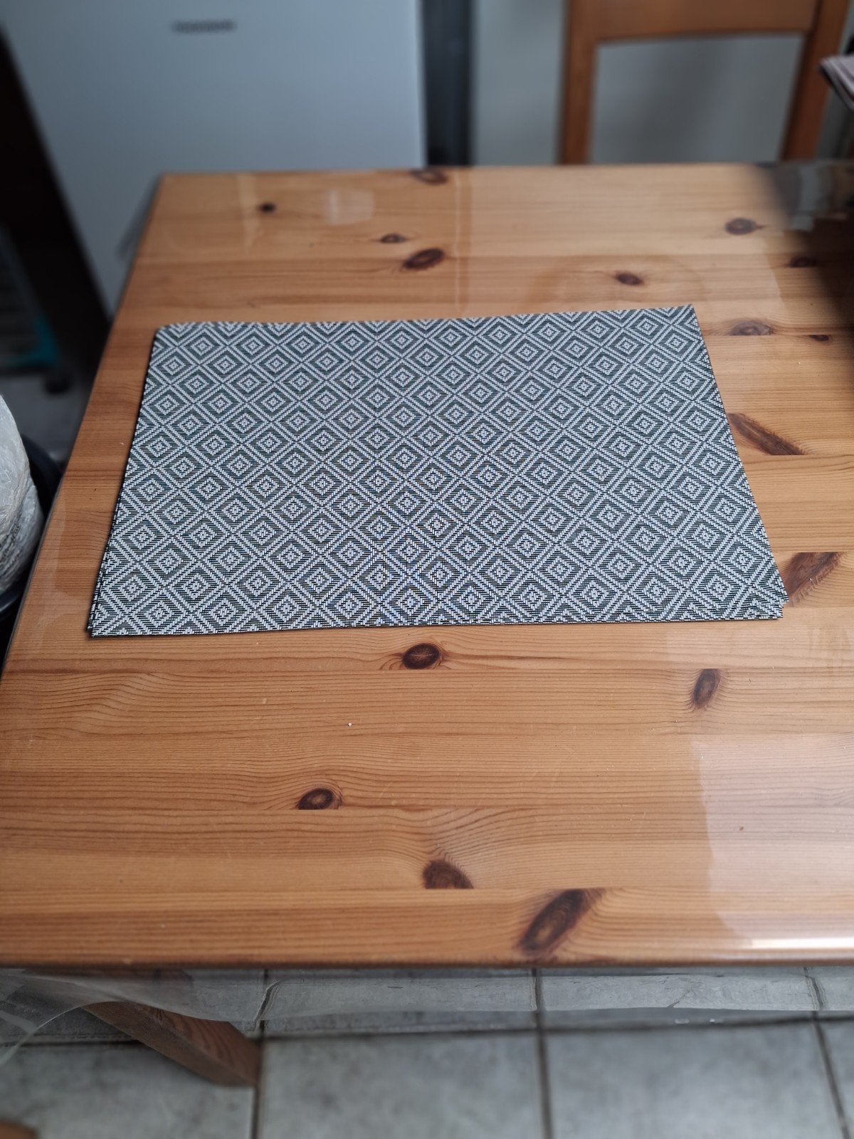 set de table, Huis en Inrichting, Tafelkleden, Placemat, Ophalen, Grijs