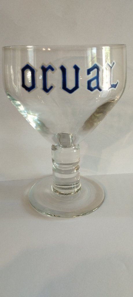 Verre Orval émaillé, Enlèvement ou Envoi, Utilisé, Verre ou Verres, Autres marques