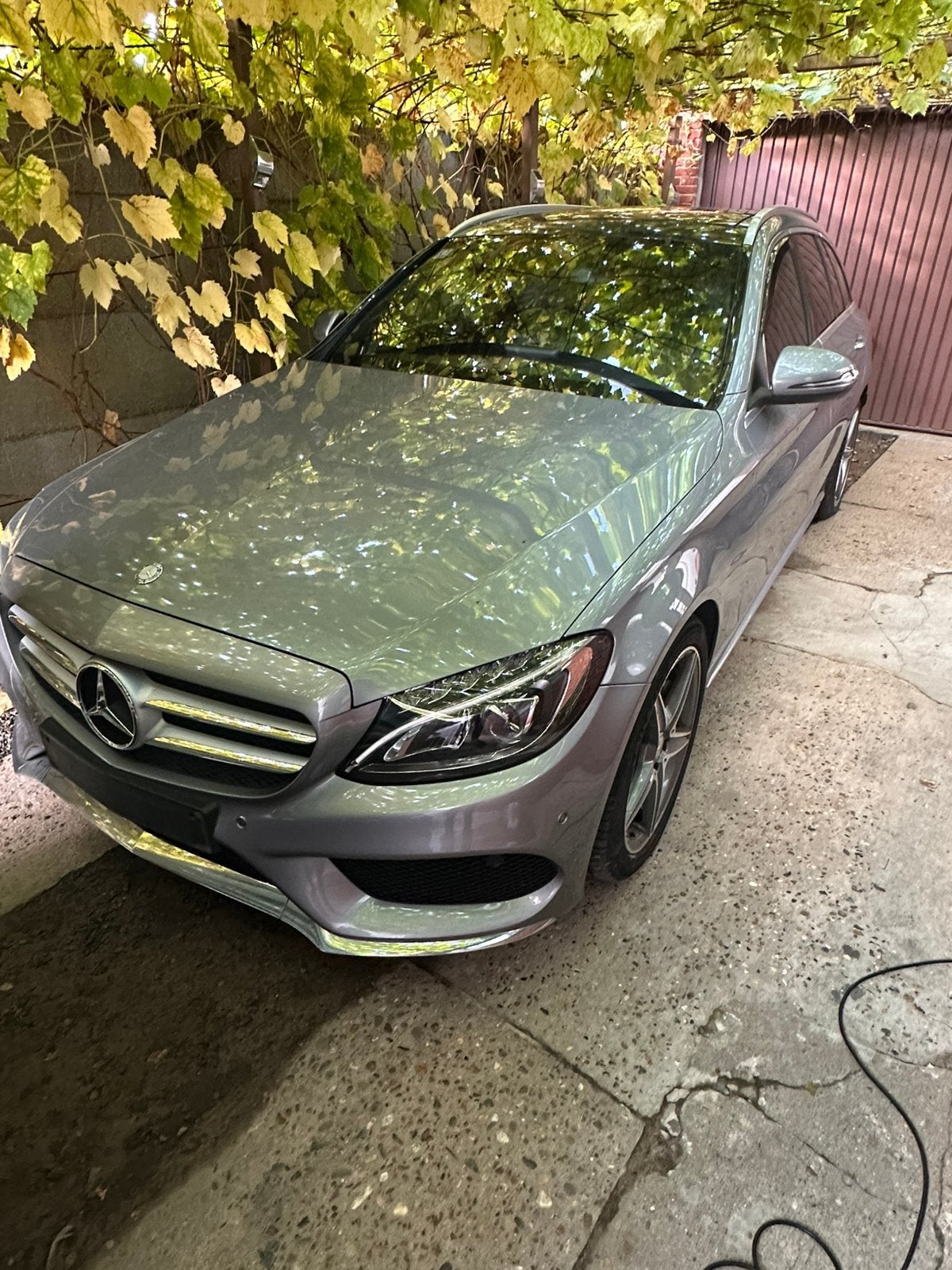 Mercedes-Benz C 200 d Break – 2016 – 166.527 km, Auto's, Euro 6, Zwart, Bedrijf, Grijs