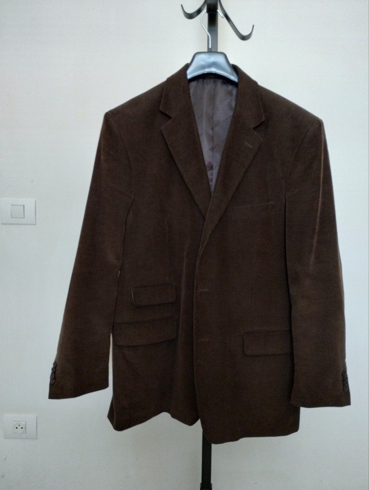 Kostuum vest en broek Bryan H maat 56 ribflueel bruin, Ophalen, Maat 56/58 (XL), Bruin, Bryan H