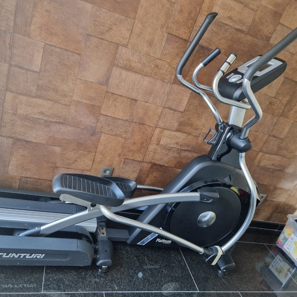 Crosstrainer Platinum Tunturi, Sport en Fitness, Ophalen, Armen, Aluminium, Zo goed als nieuw