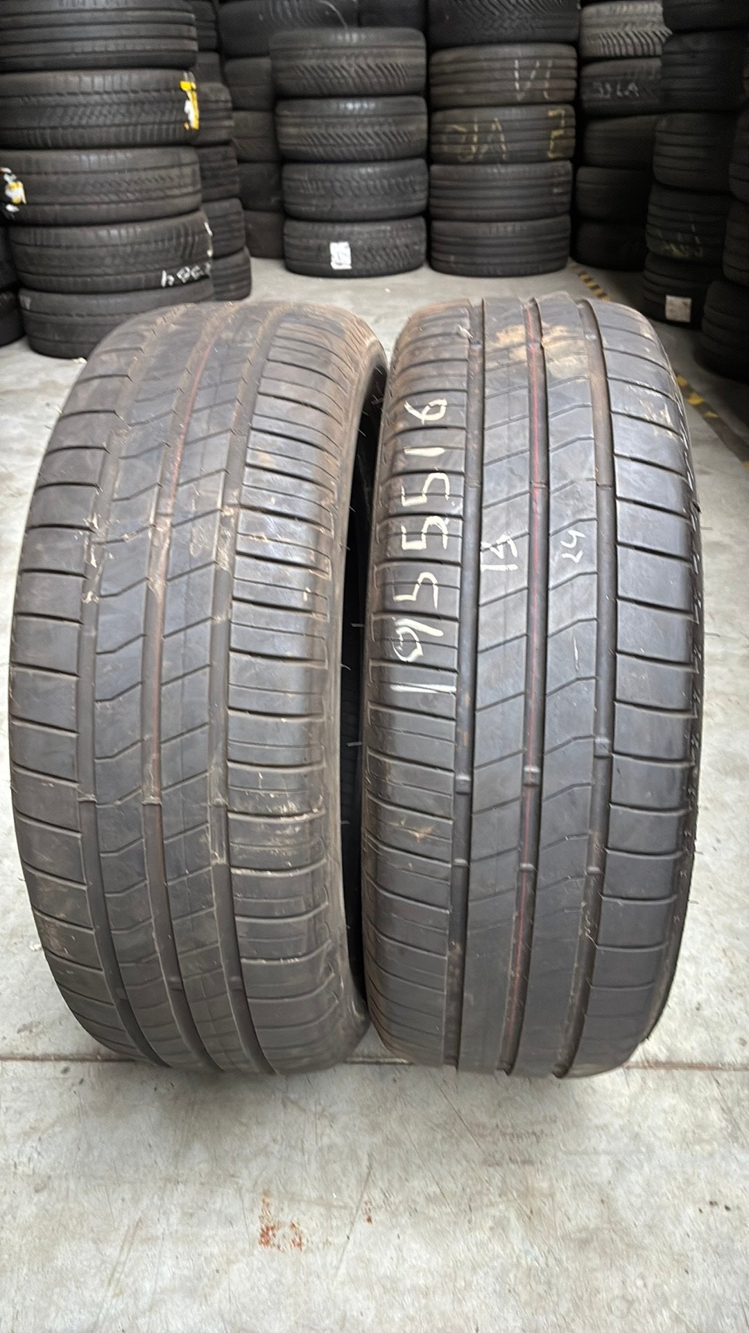 Pneus d'été 1955516 195/55/16 195/55R16  marque Bridgestone, Enlèvement