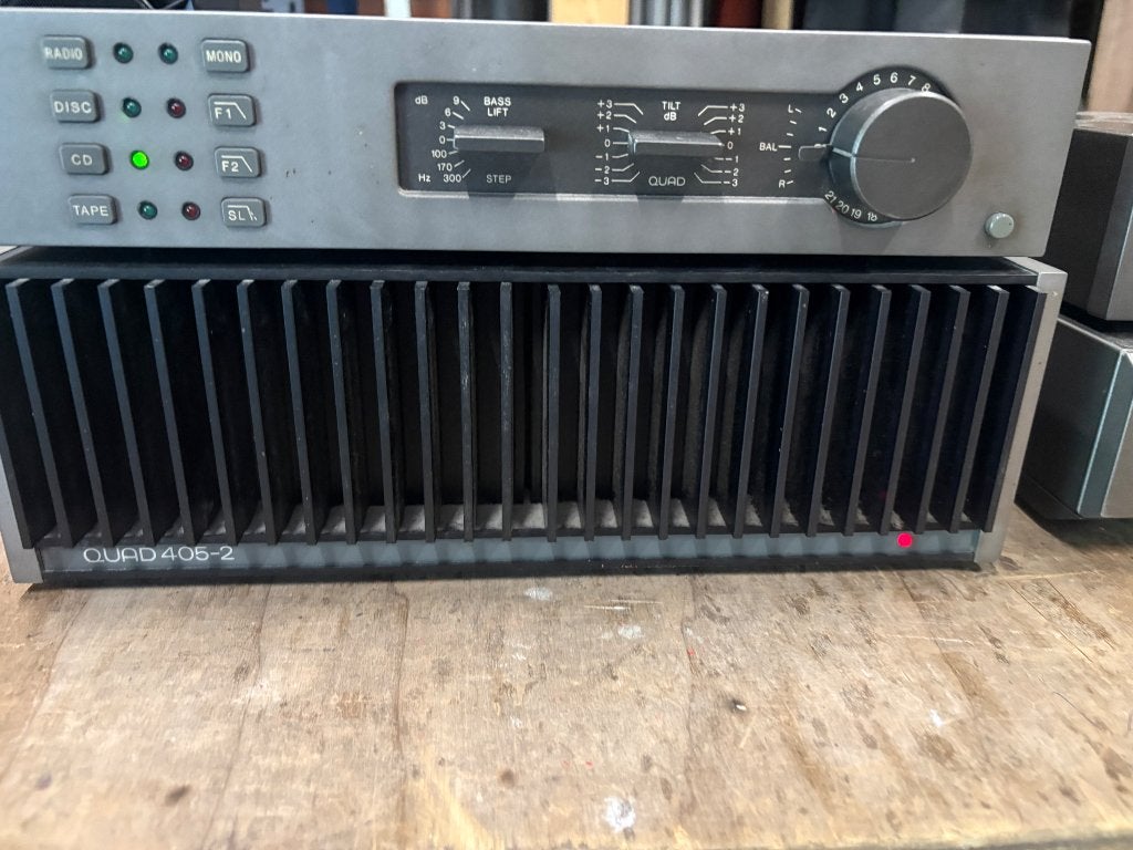 Quad stereo installatie, Audio, Tv en Foto, Ophalen, Gebruikt, Stereo, Overige merken