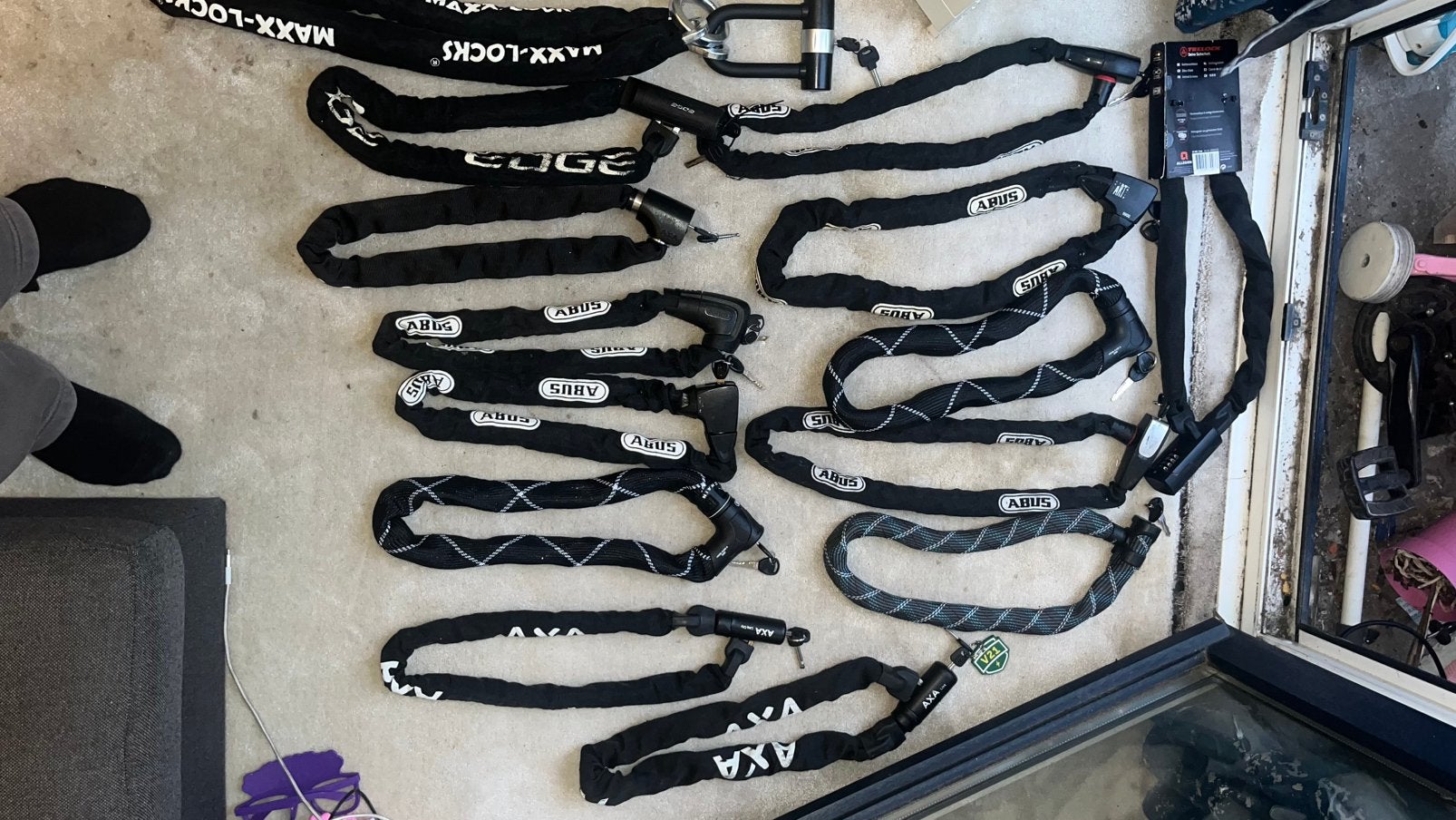 Antivols ABUS, AXA, EDGE, Enlèvement ou Envoi, Comme neuf