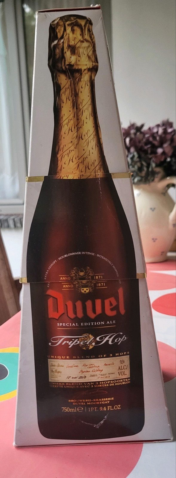 Duvel fles Tripel Hop 2010, Verzamelen, Ophalen of Verzenden, Duvel
