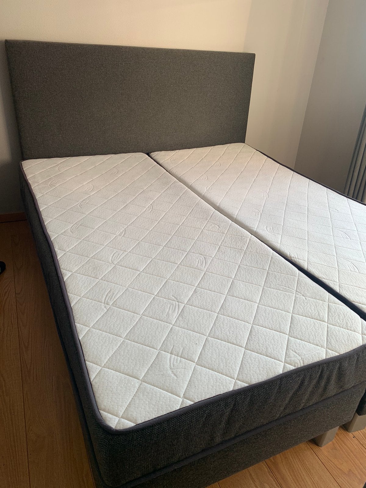 Wegens samenwonen boxspring te koop 1.60 bij 2 meter, Enlèvement, Comme neuf