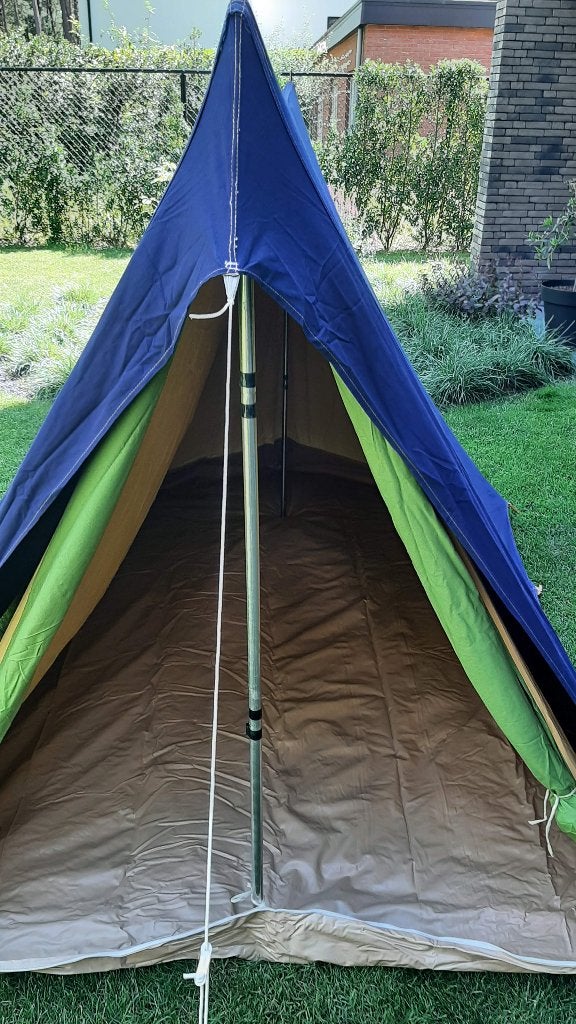 Tent Raclet 2 personen + matras + slaapzakken, Caravans en Kamperen, Tenten, Ophalen, Gebruikt, Tot en met 2