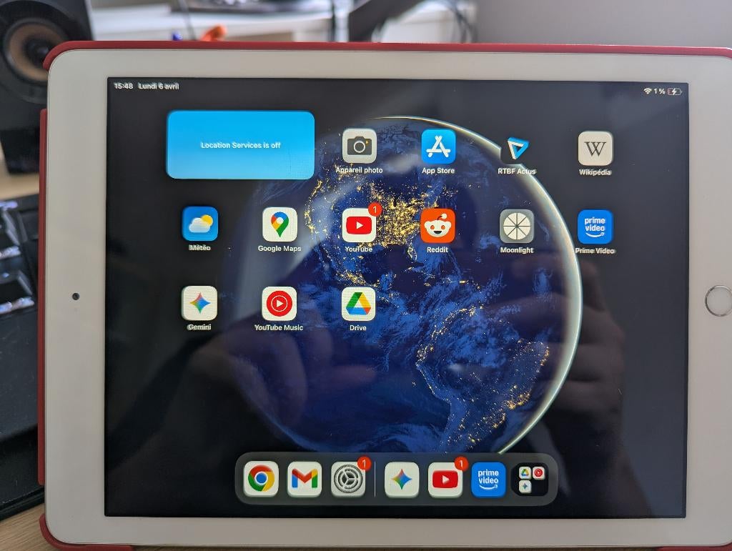 iPad 6e Génération (2018) Wi-Fi - 32 Go - Chargeur Inclus, Gebruikt, 32 GB, Apple iPad, Wi-Fi