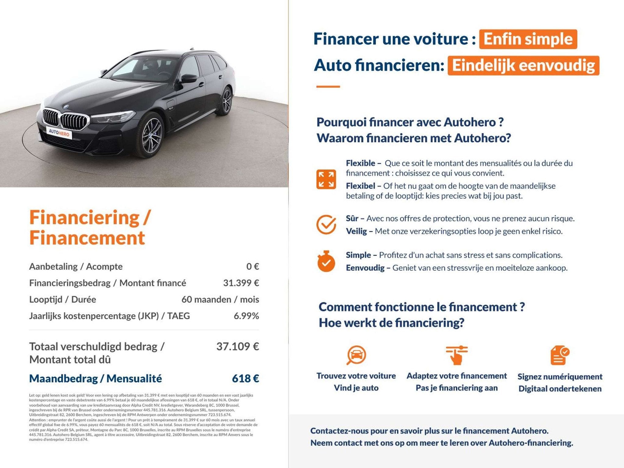 BMW 5 Serie 530 530e M Sport (année de construction 2021), Cuir, 215 kW, Euro 6, 292 ch