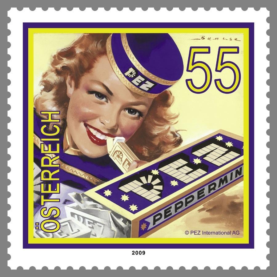 Postzegel van PEZ (Oostenrijk 2009), Verzamelen, Ophalen of Verzenden, Zo goed als nieuw