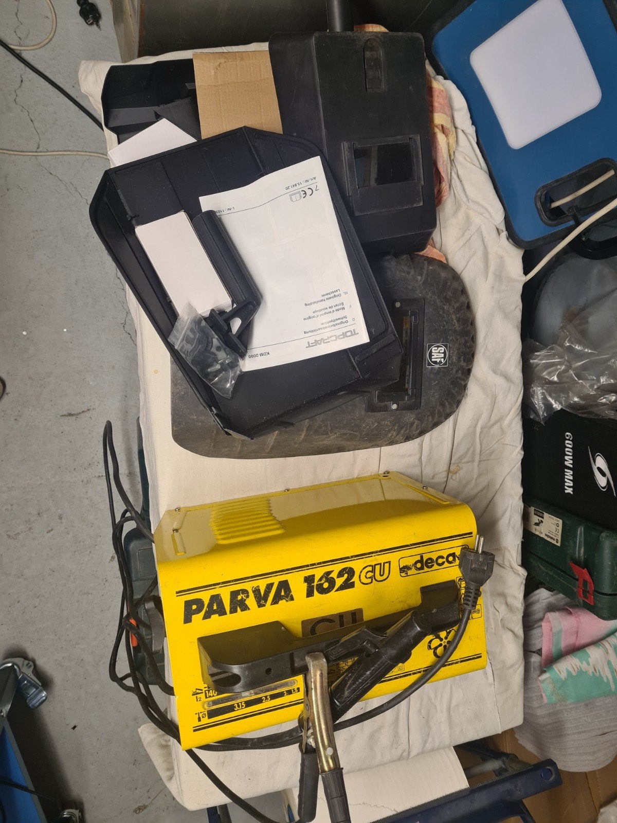 Poste de soudage complet avec 4 écrans de soudage, Enlèvement