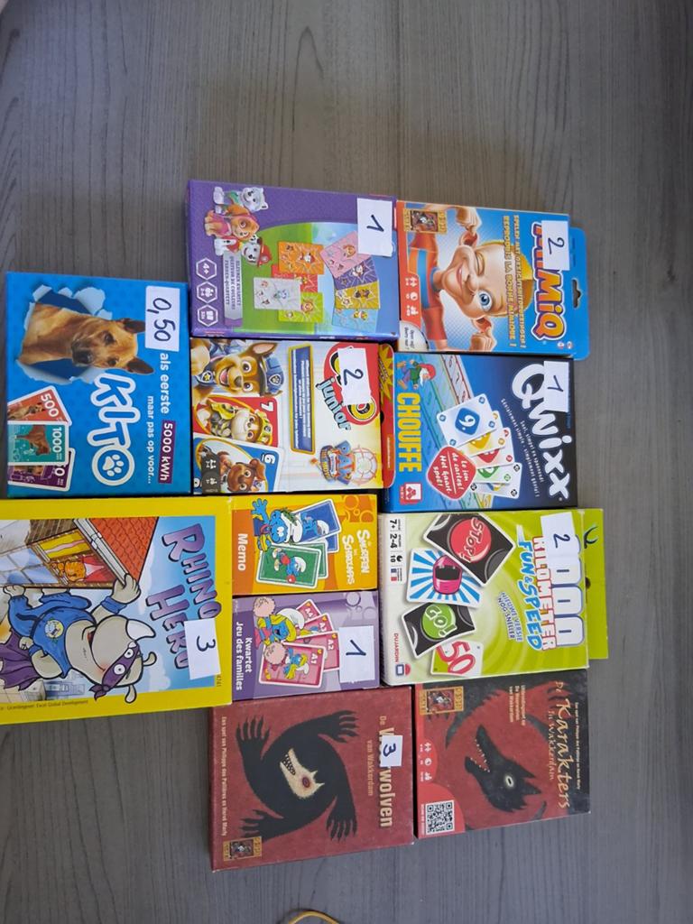 Kaartspellen, Ophalen